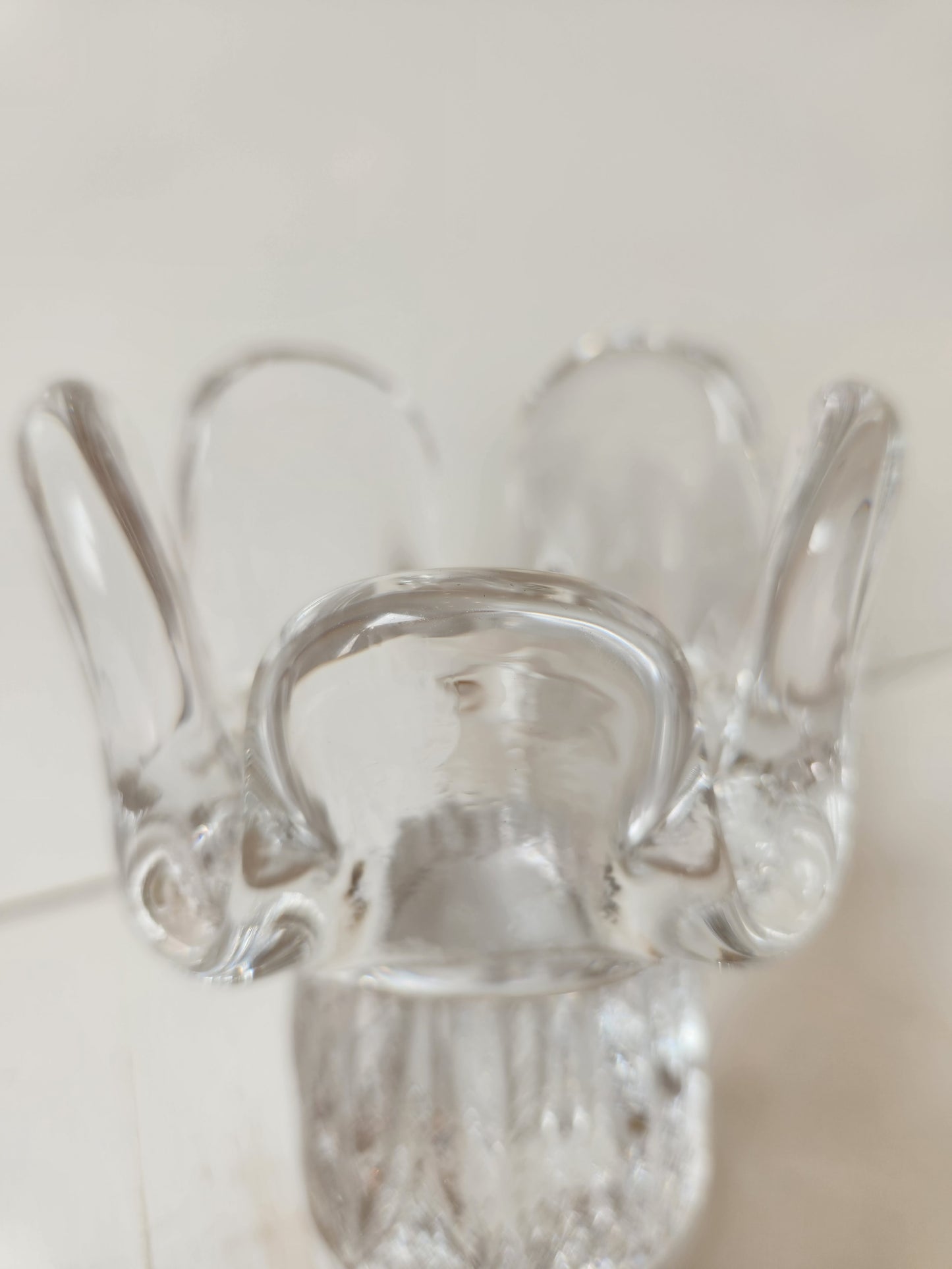 Swedish Sunflower Crystal Votive Holder