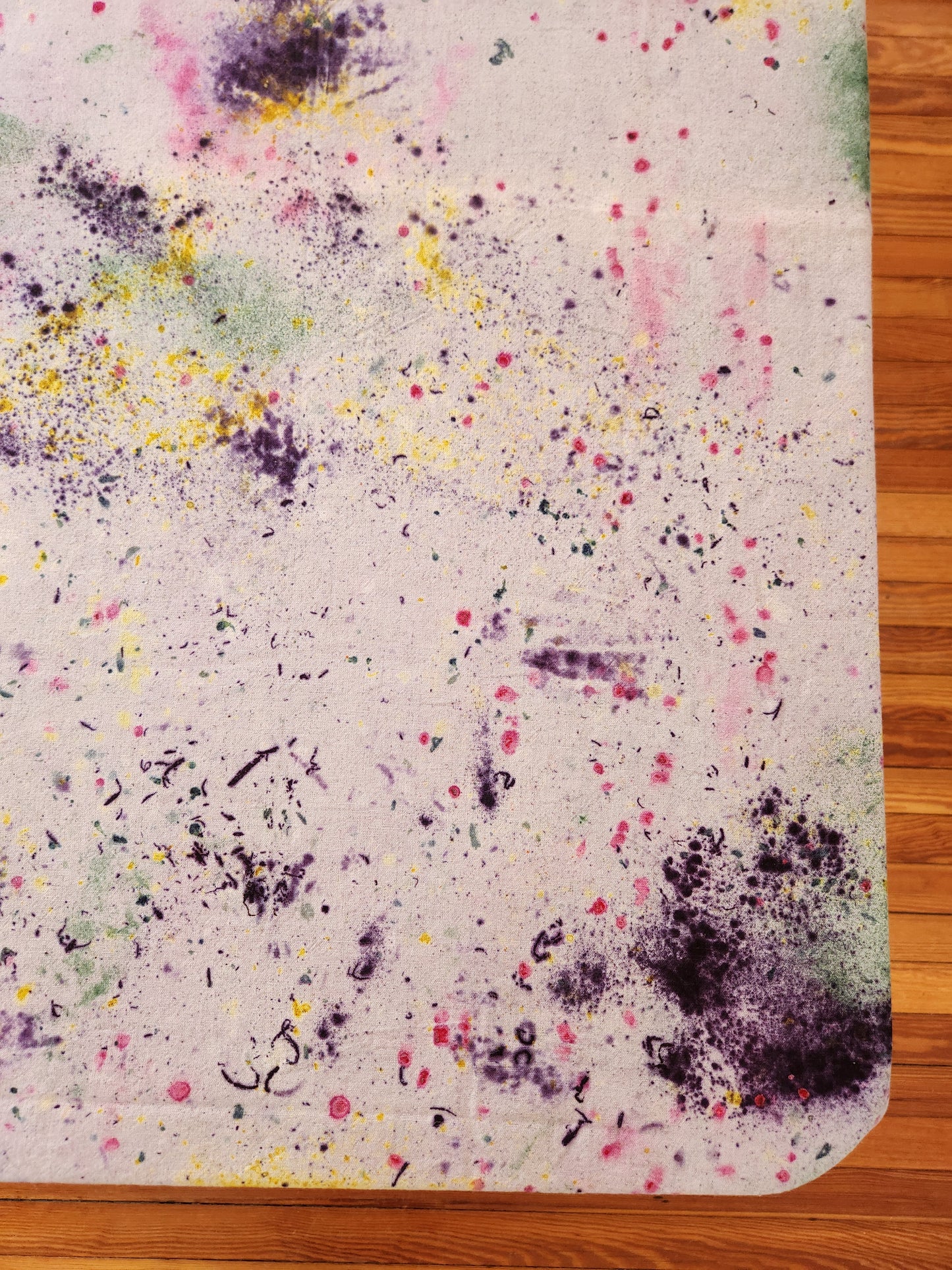 Abstract Speckled Dyed Cotton Tablecloth