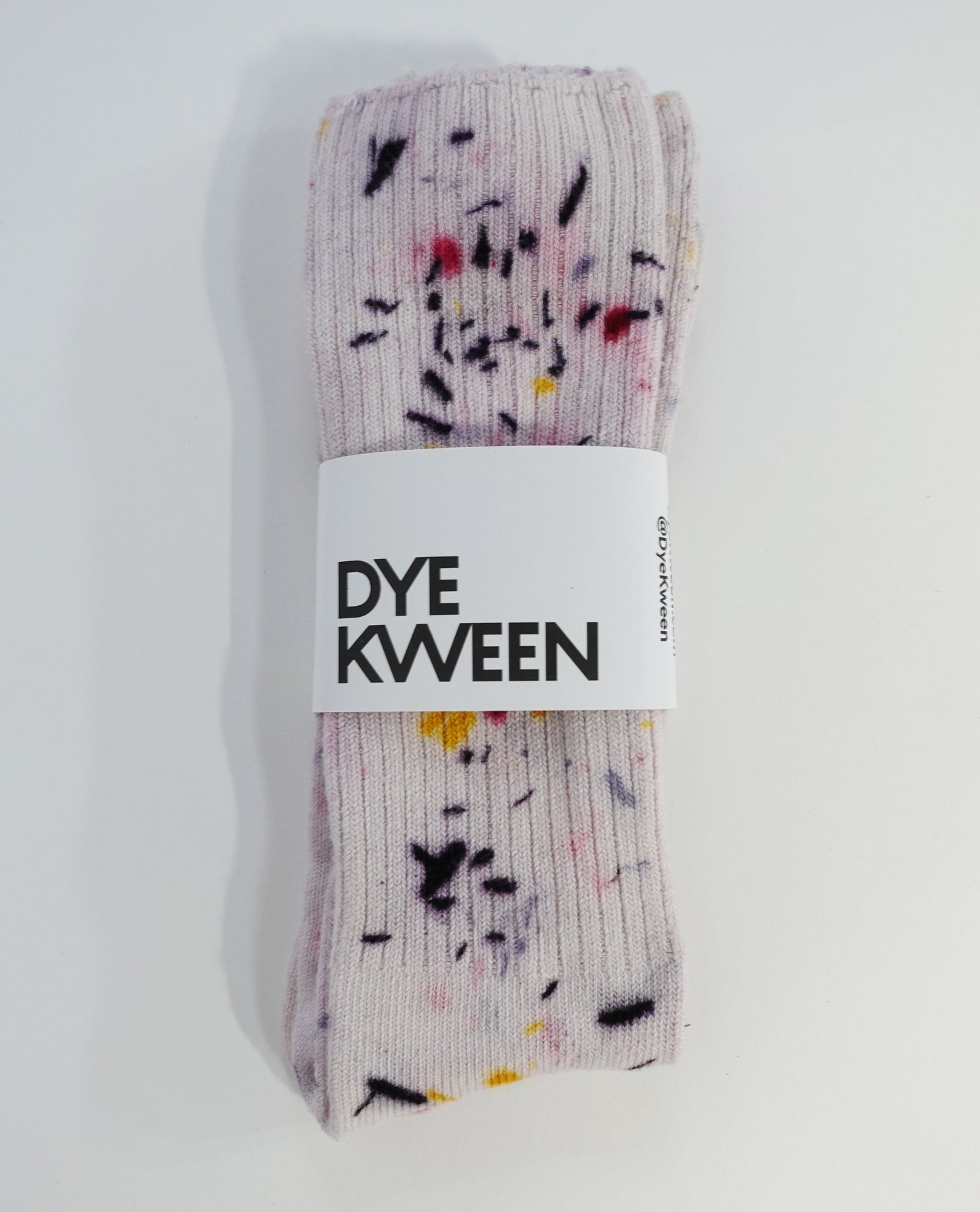 Abstract Bundled Dyed Bamboo Sock