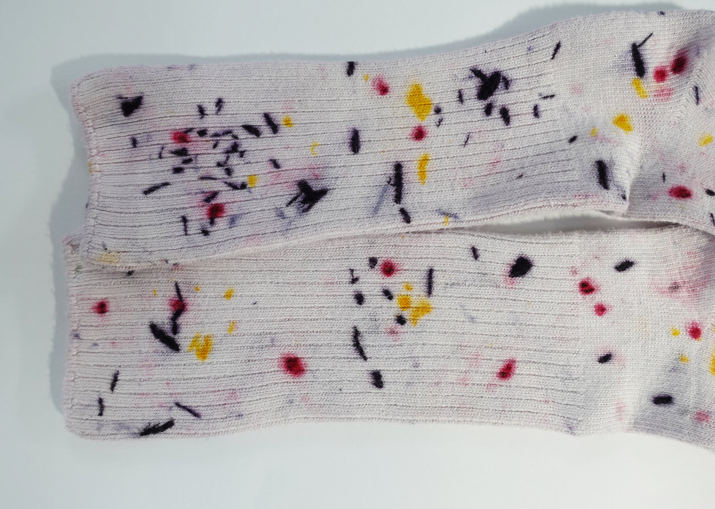 Abstract Bundled Dyed Bamboo Sock