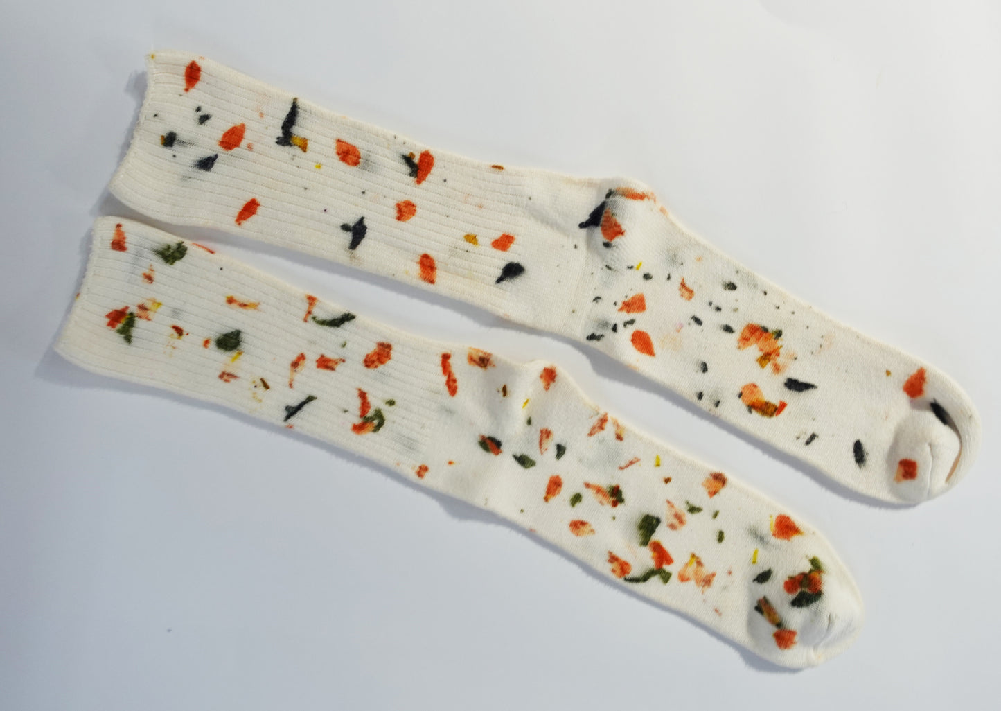 Abstract Bundled Dyed Bamboo Sock