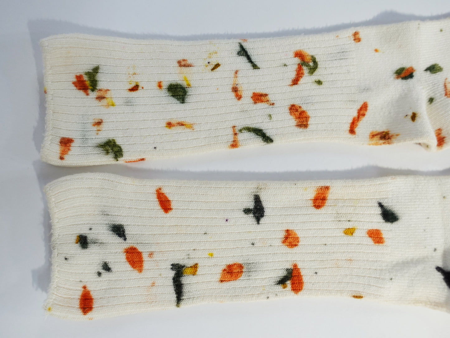 Abstract Bundled Dyed Bamboo Sock
