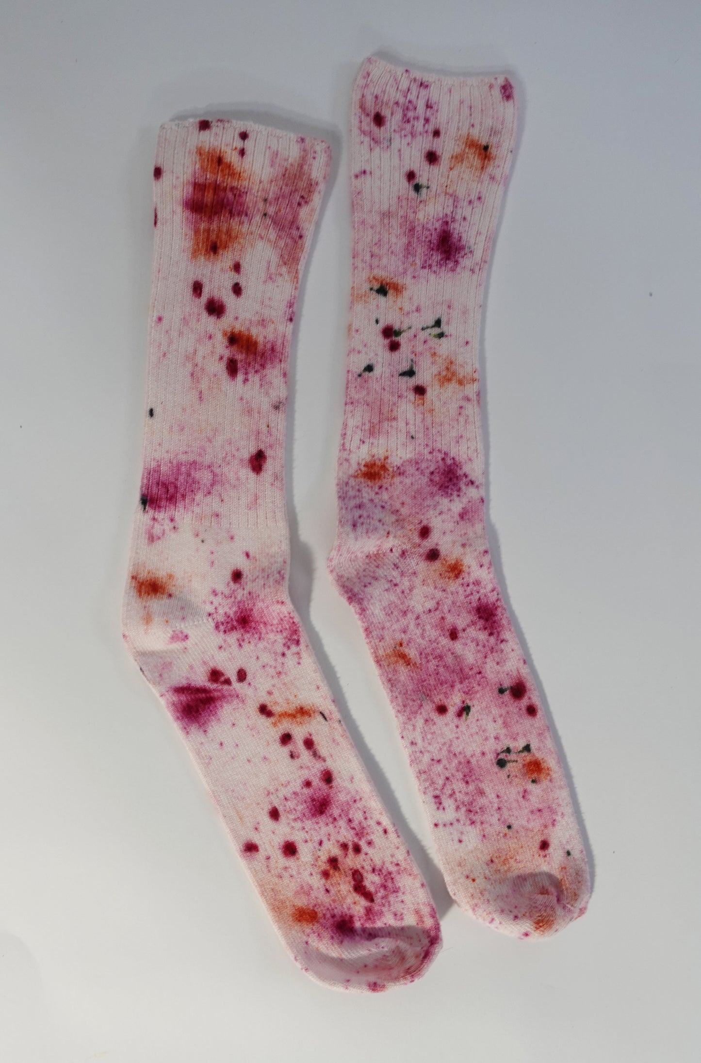 Abstract Bundled Dyed Bamboo Sock