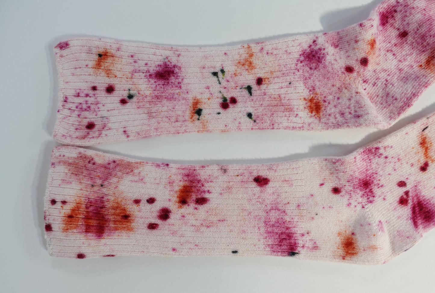 Abstract Bundled Dyed Bamboo Sock