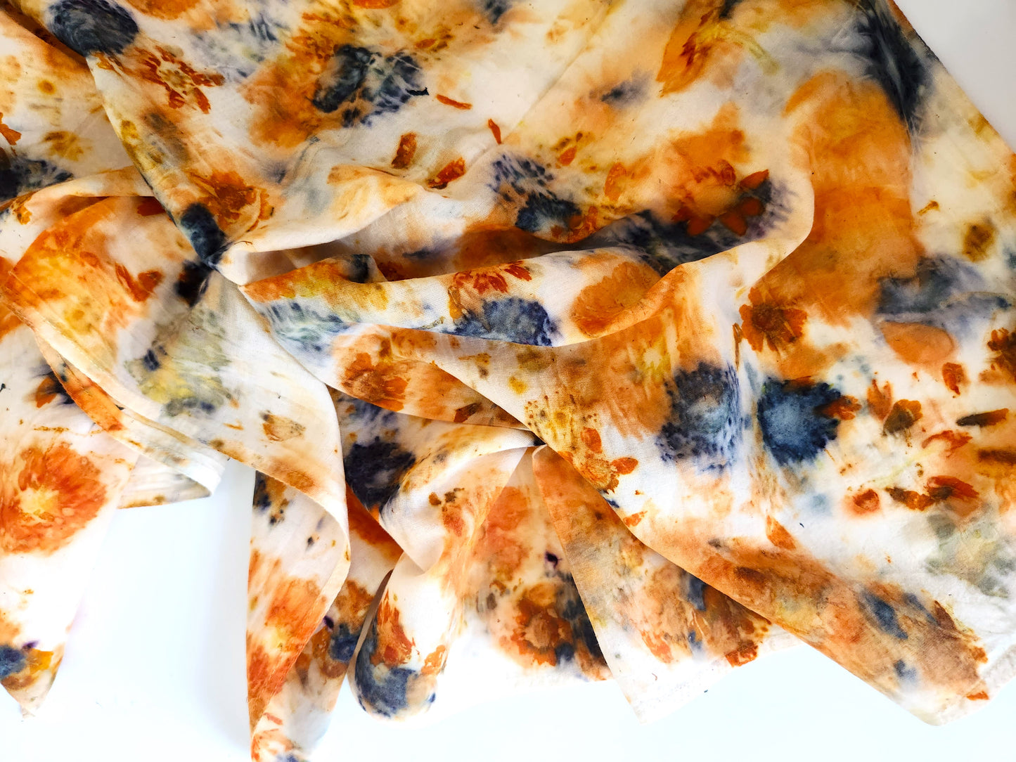 Bandana de algodón orgánico con estampado floral