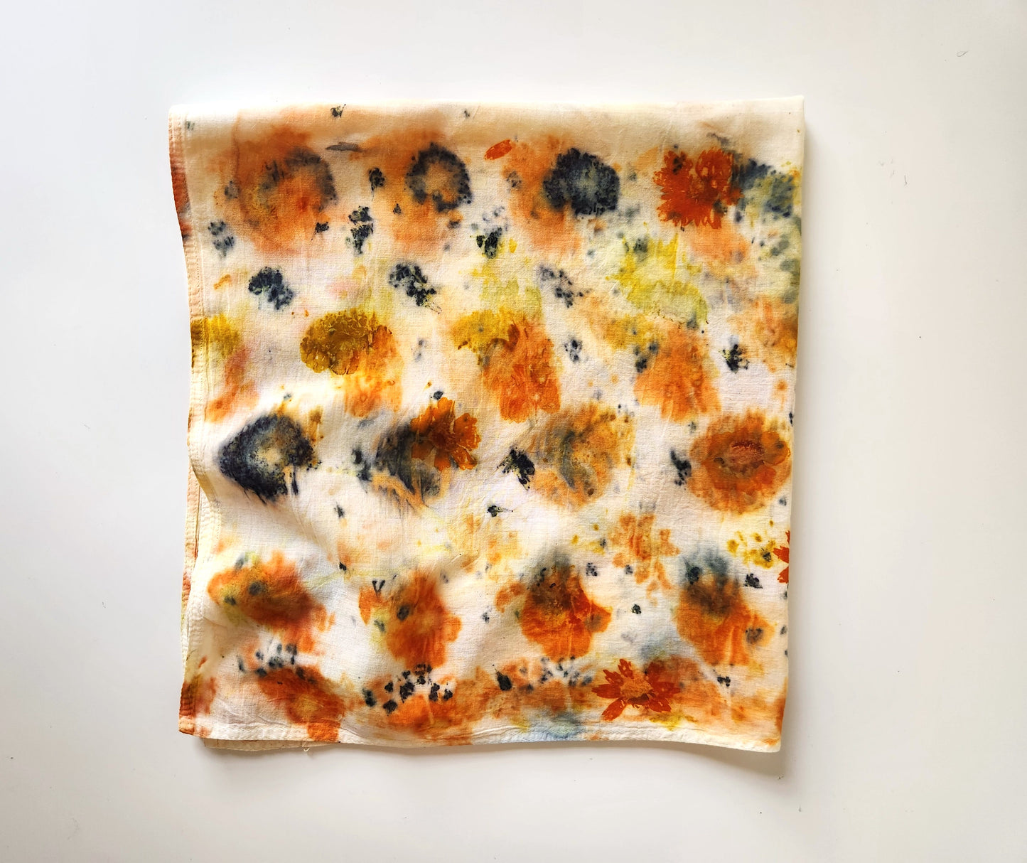 Bandana de algodón orgánico con estampado floral