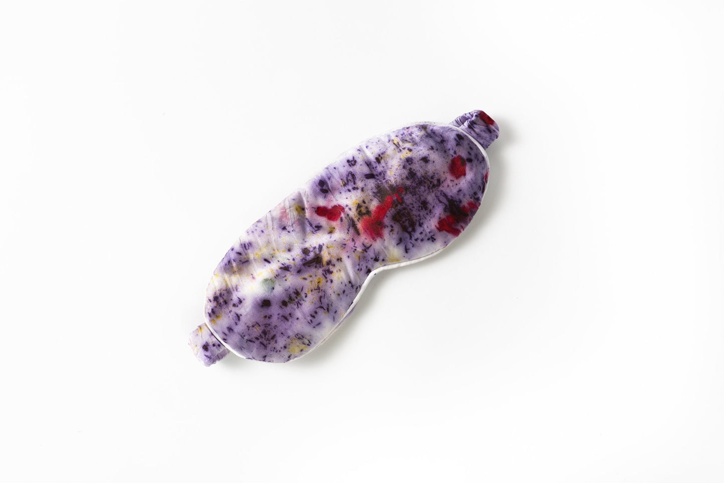 Abstract Botanically Dyed Silk Sleep Mask