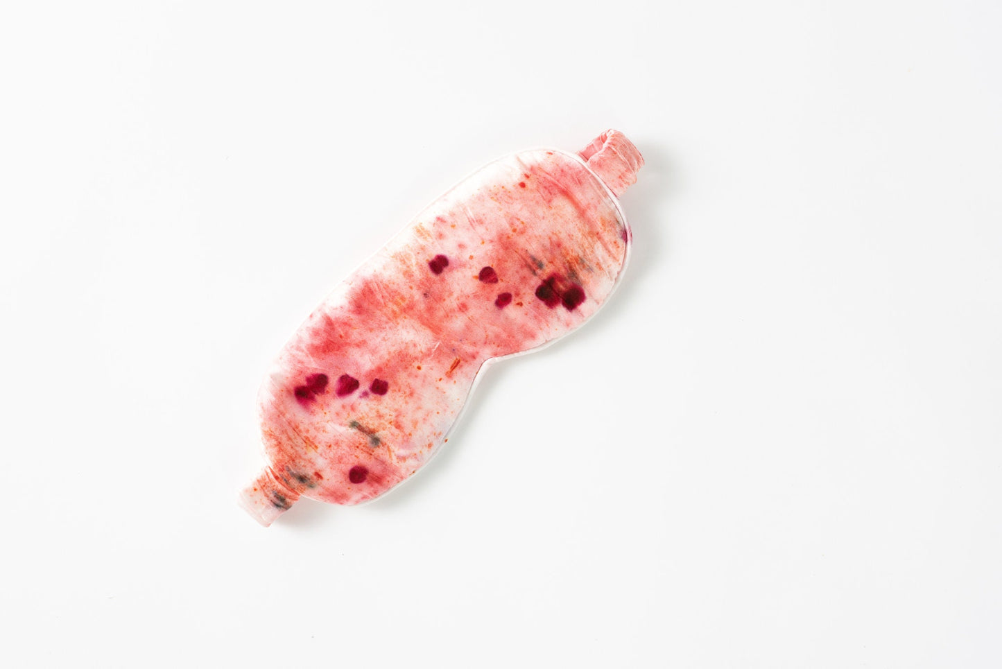 Abstract Botanically Dyed Silk Sleep Mask