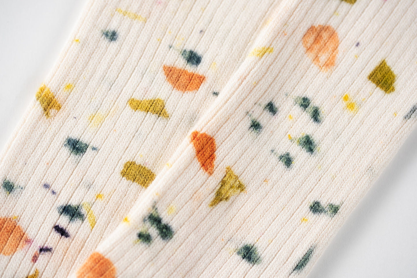 Abstract Bundled Dyed Bamboo Sock