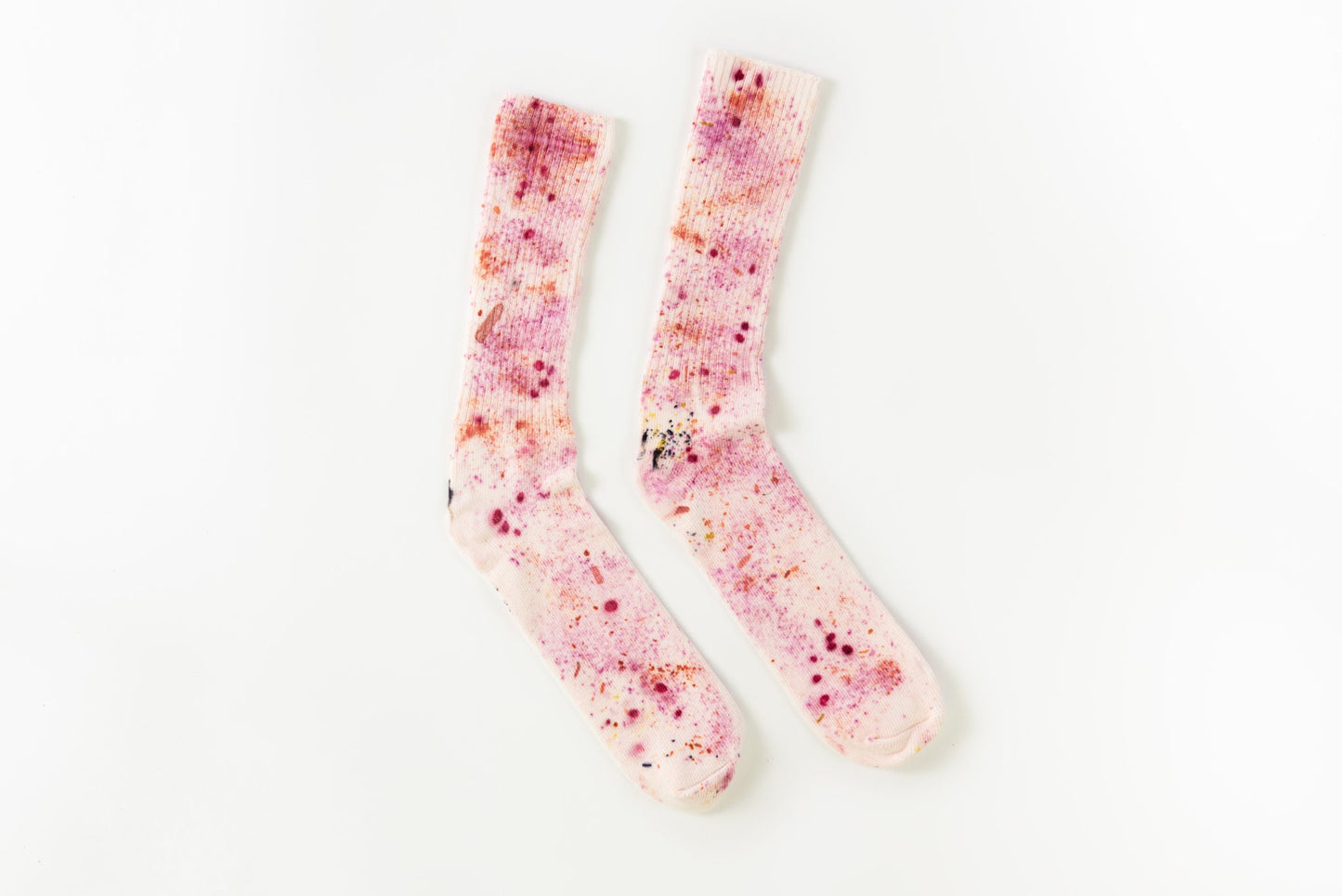Abstract Bundled Dyed Bamboo Sock