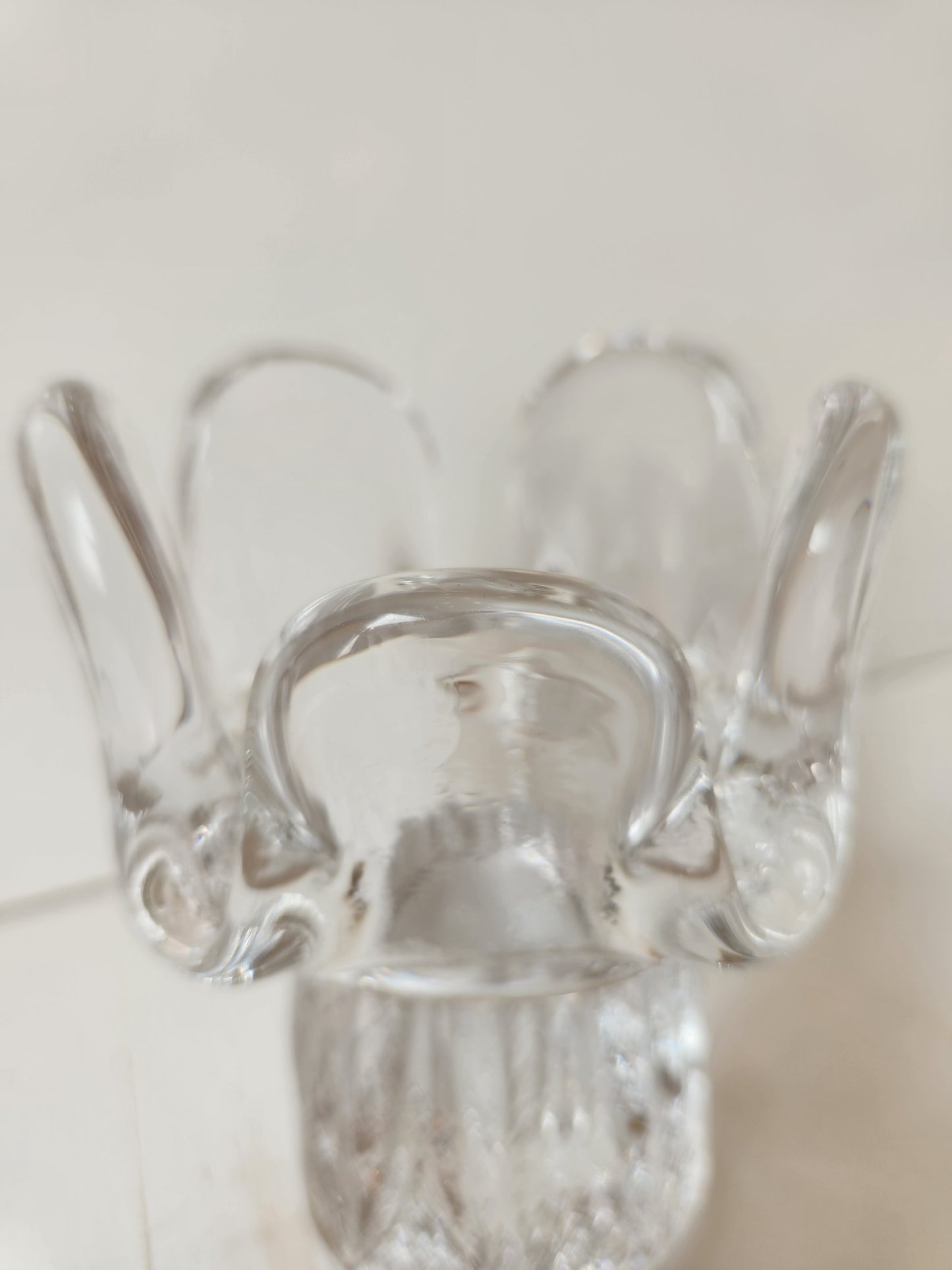 Soporte votivo de cristal de girasol sueco
