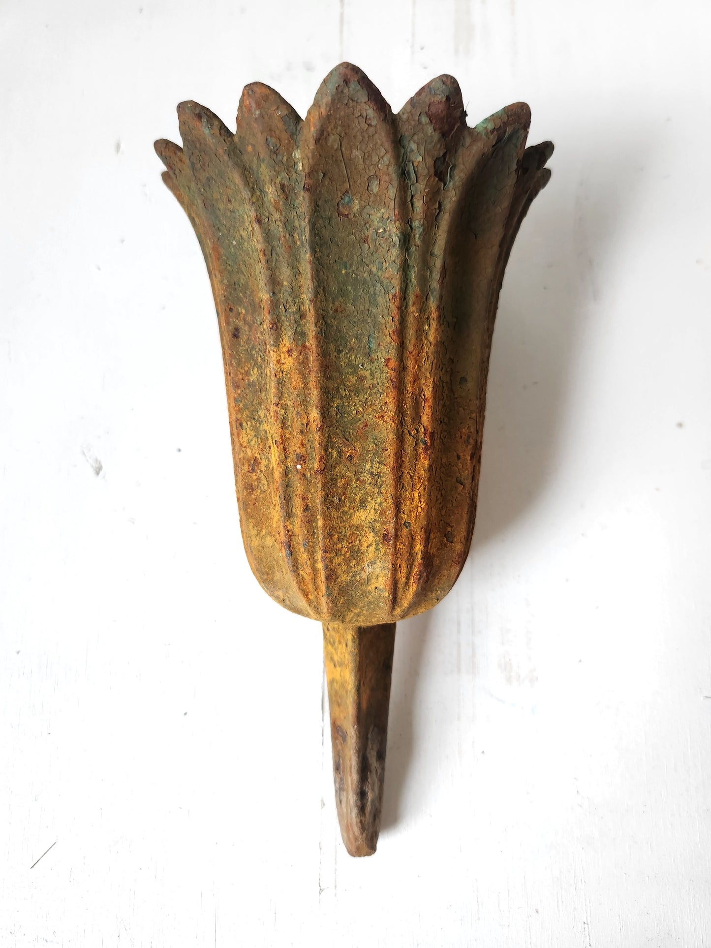 Victorian Cast Iron Tulip Votives/Vases