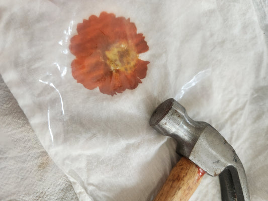 {Workshop} Botanical Journaling: Flower Pounding on Fabric | JUNE 28