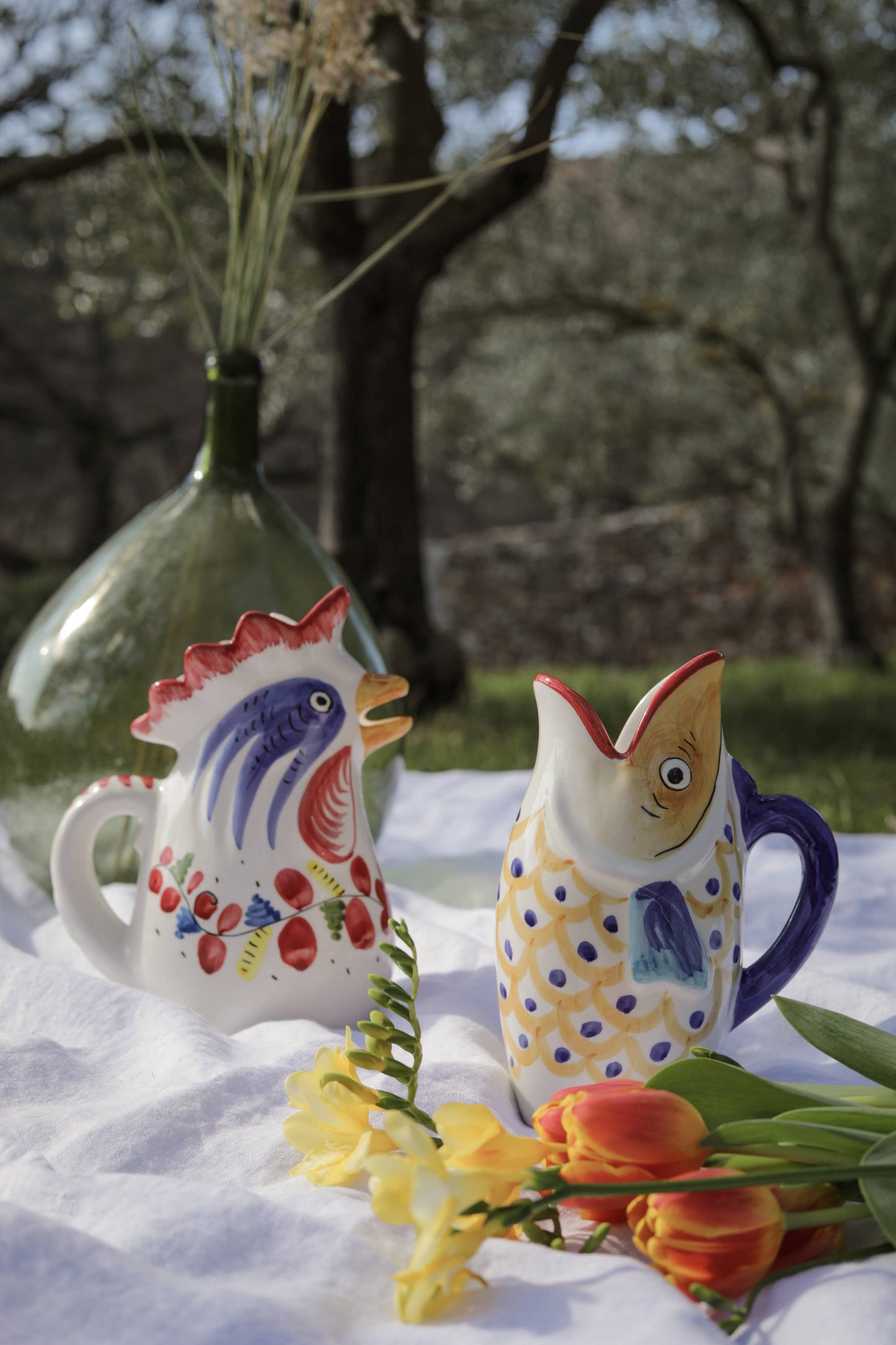 Traditional Italian Fish Pitcher
