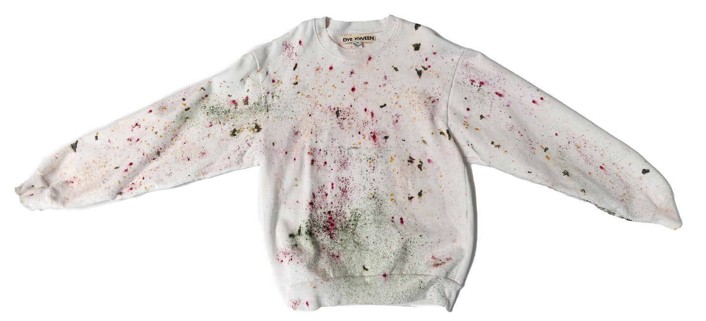 Botanically Dyed Crewneck Sweatshirt Size XS