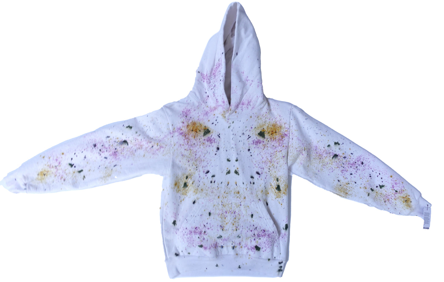 Botanically Dyed Hoodie Sweatshirt Size XS