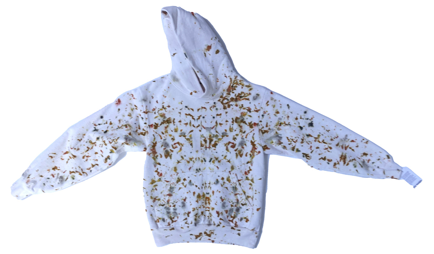 Botanically Dyed Hoodie Sweatshirt Size S