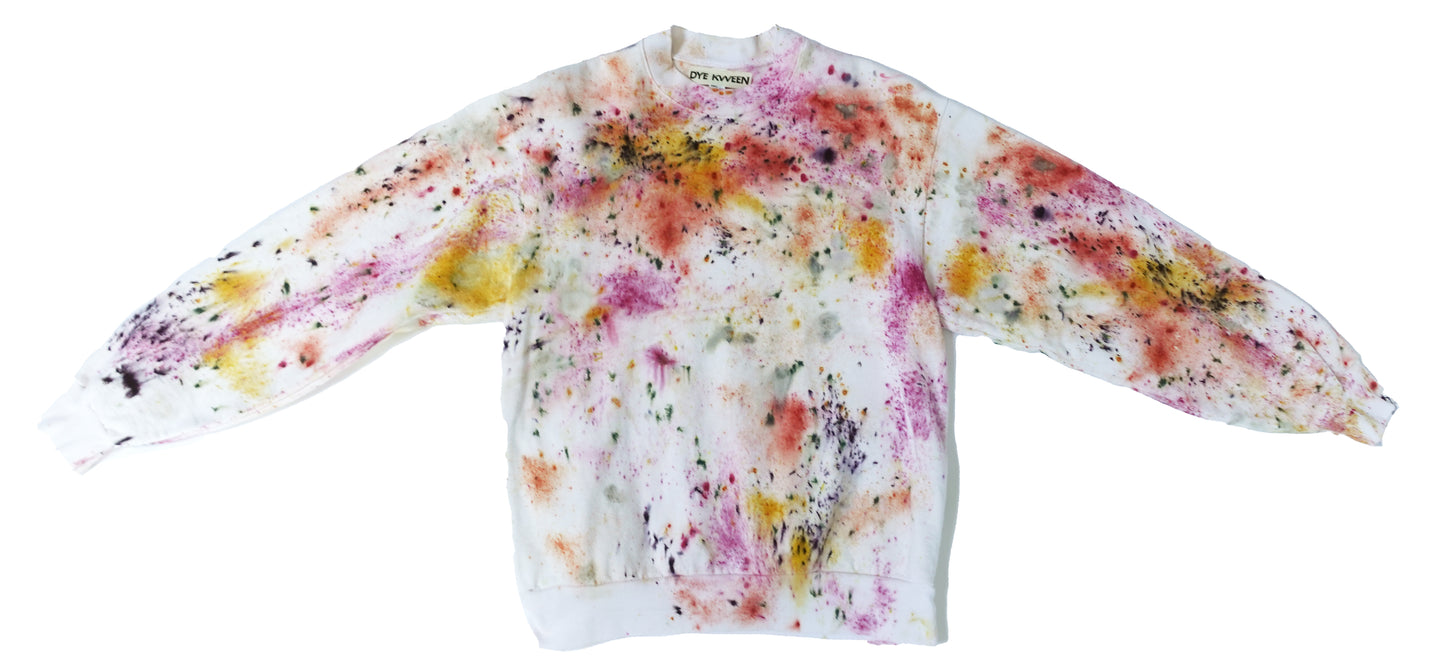 Botanically Dyed Crewneck Sweatshirt Size S