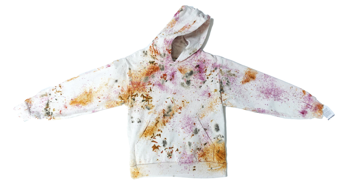 Botanically Dyed Hoodie Sweatshirt Size S