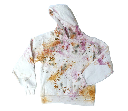 Botanically Dyed Hoodie Sweatshirt Size S