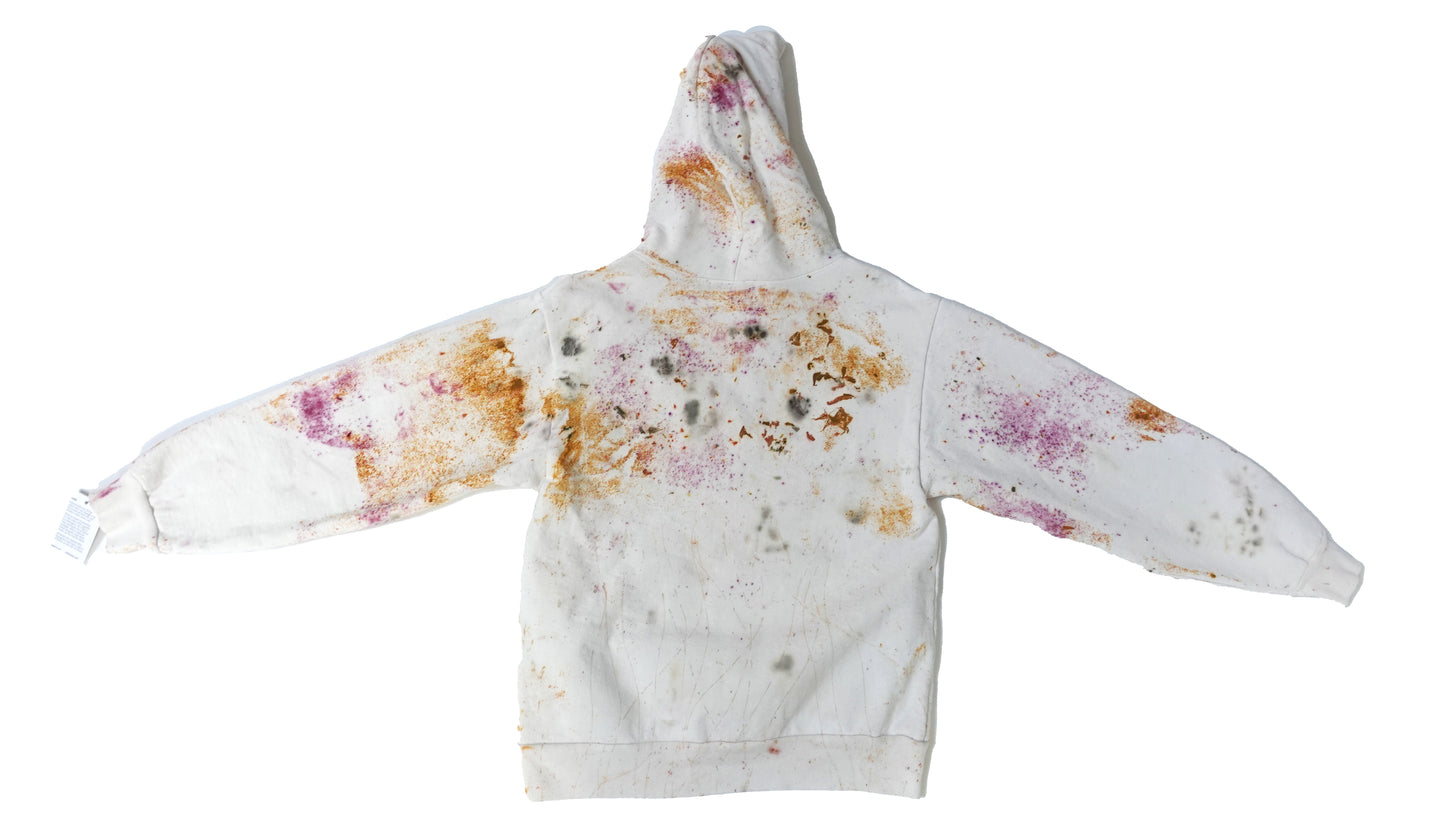 Botanically Dyed Hoodie Sweatshirt Size S