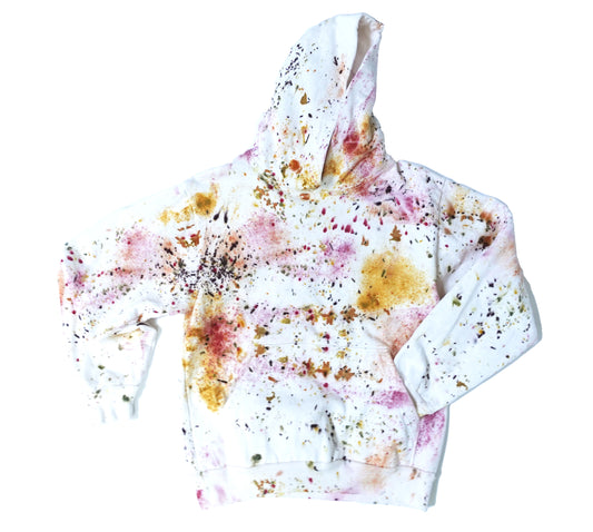 Botanically Dyed Hoodie Sweatshirt Size S