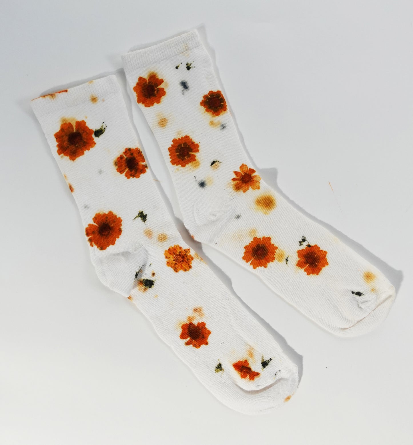 Flower Power Cotton Crew Sock