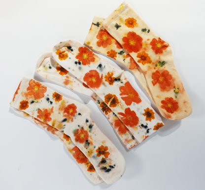 Chaussettes en coton Flower Power