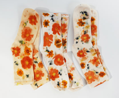 Chaussettes en coton Flower Power