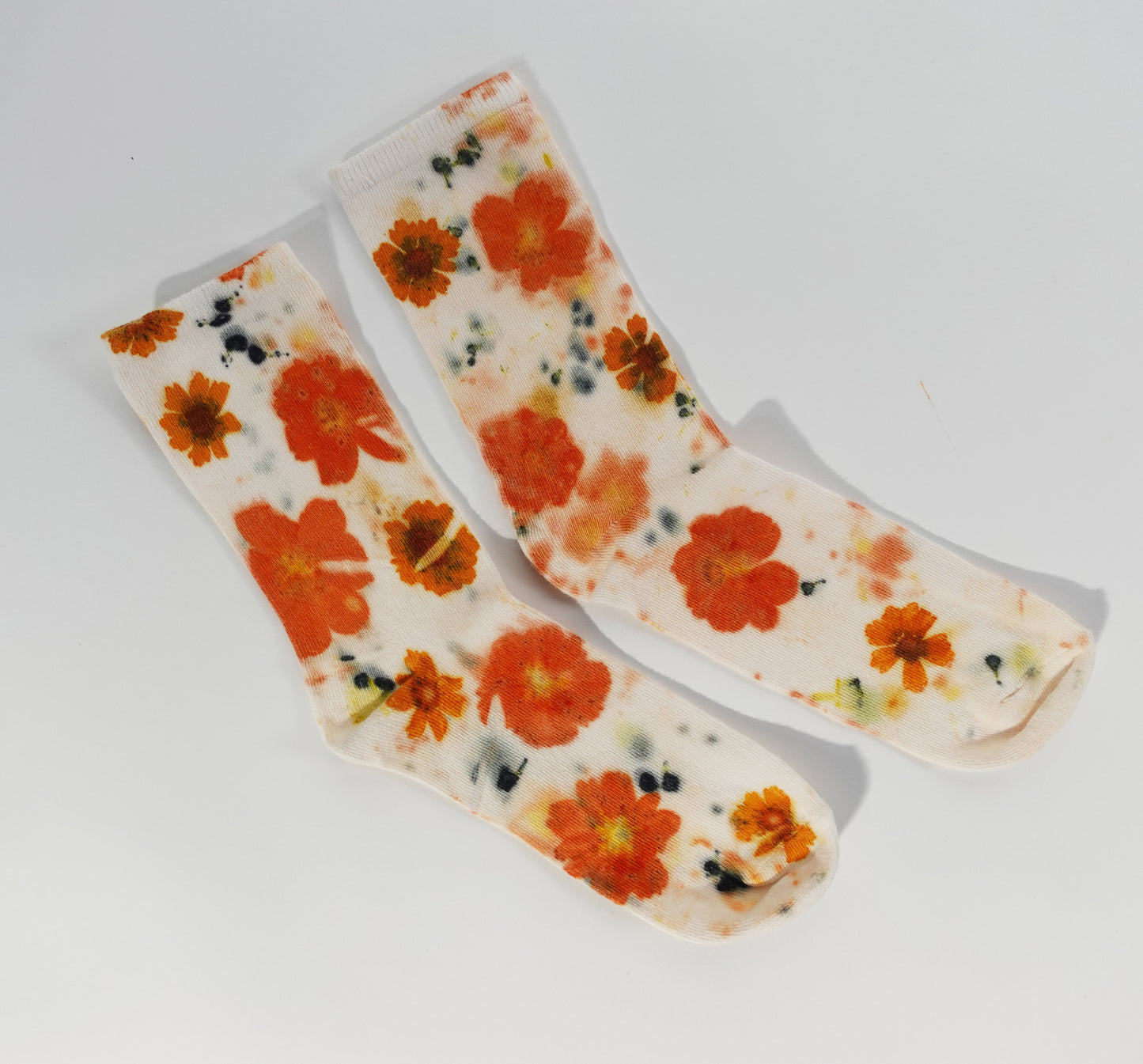 Flower Power Cotton Crew Sock