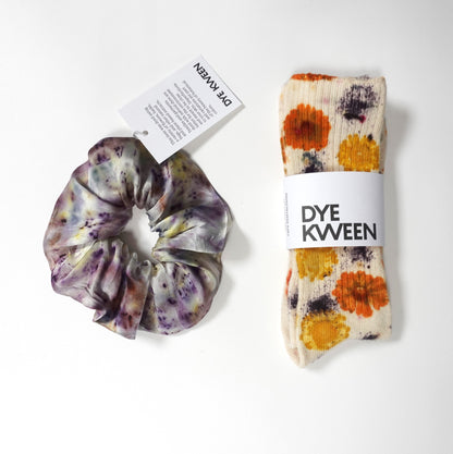 FLOWER POWER DUO | Sock + Scunchie Set