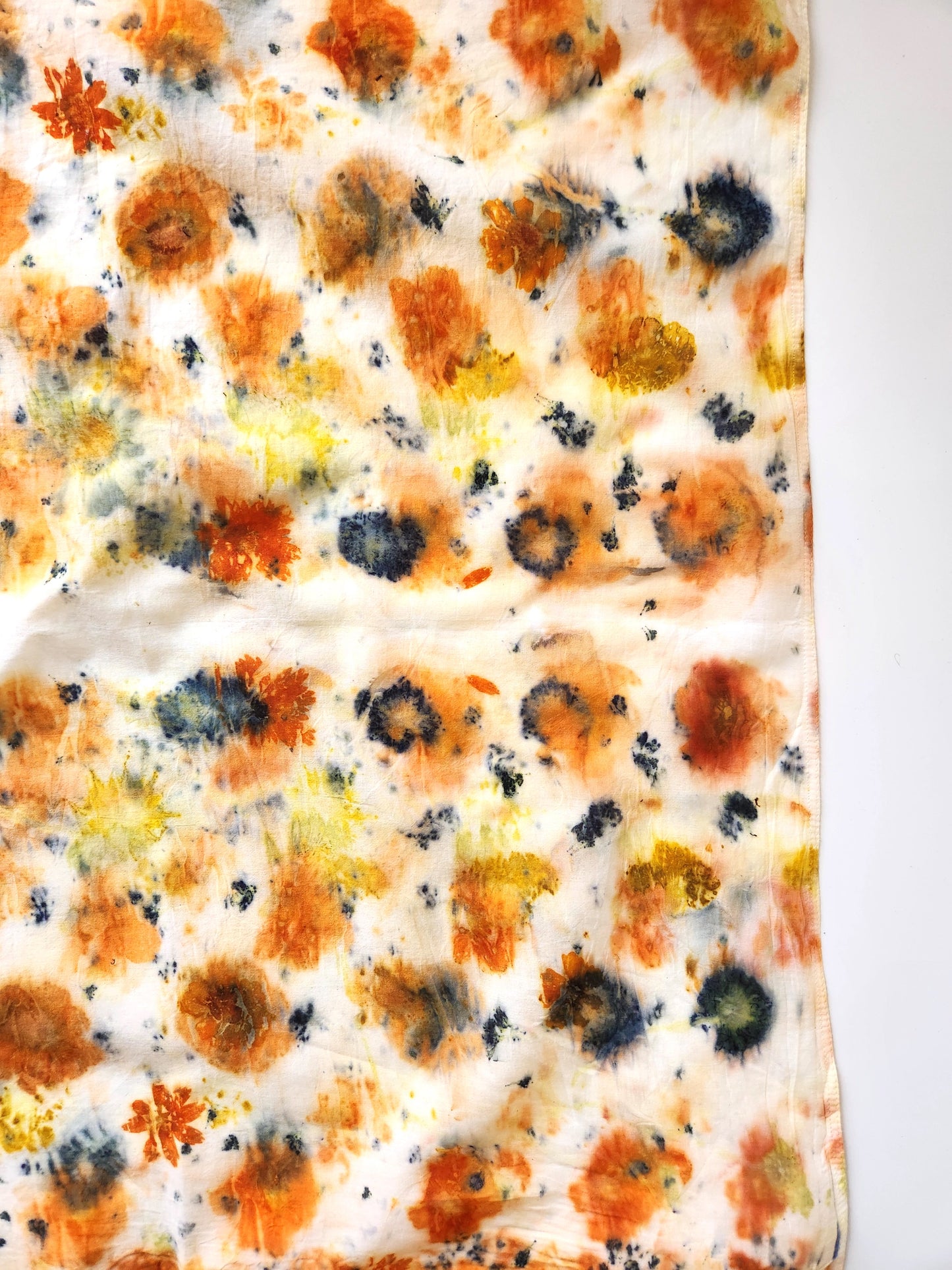 Bandana de algodón orgánico con estampado floral