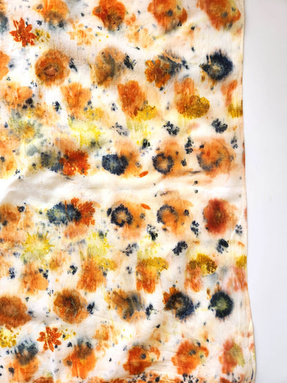 Bandana en coton biologique imprimé floral