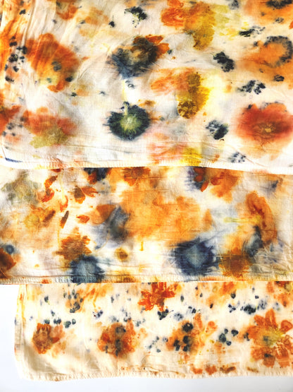 Bandana en coton biologique imprimé floral