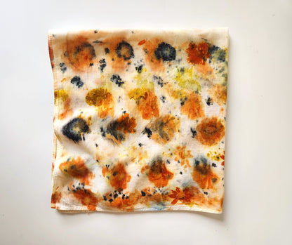 Bandana en coton biologique imprimé floral