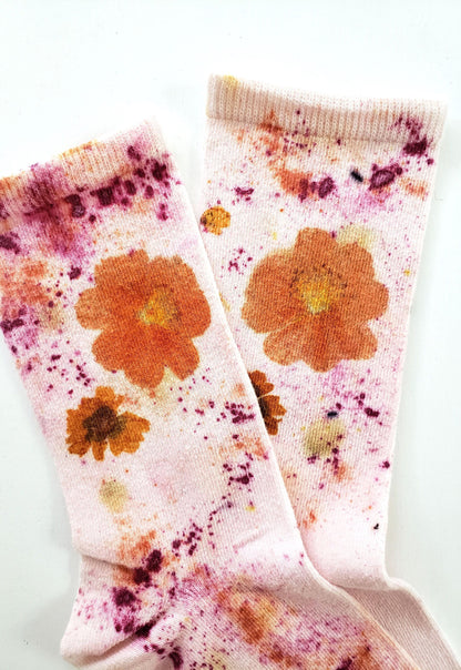 Chaussettes en coton Flower Power