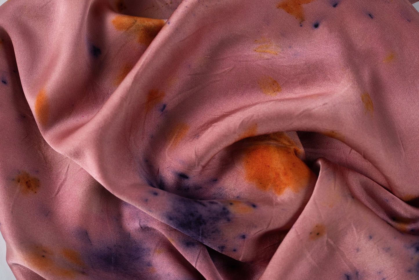 Floral Printed Botanically Dyed Silk Pillowcase